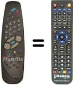 Mando a distancia equivalente RC1010
