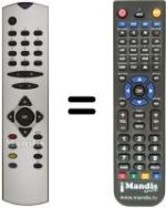 Replacement remote control Amstrad 14TV1460