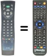 Mando a distancia equivalente Daewoo LCD 20ORTV