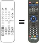 Replacement remote control RC5404