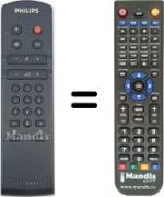 Replacement remote control Philips 17AA3346-00B