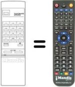Mando a distancia equivalente RC90