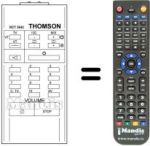 Replacement remote control RCT3662