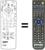 Mando a distancia equivalente Continental Edison 21CT17E