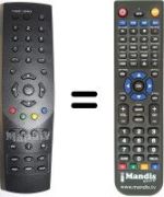 Replacement remote control Humax HD-FOX