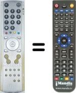 Replacement remote control JVC PD42V31S
