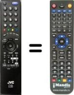 Comandament a distància equivalent JVC LT-32DR9BJ