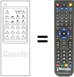 Replacement remote control Radiomarelli RM204