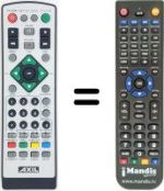 Replacement remote control RT190