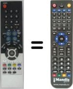 Comandament a distància equivalent Samsung LE27T51BX/XEE