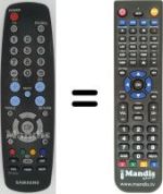 Replacement remote control Samsung LN22A330J1D
