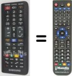 Replacement remote control Samsung UE40D8090YS/XZG
