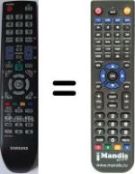 Comandament a distància equivalent Samsung LE26B457C6H / /XXC