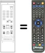 Replacement remote control NordMende V1005K