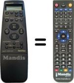 Replacement remote control Panasonic VEQ1568