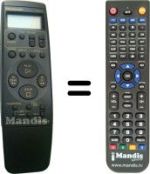 Replacement remote control Panasonic VEQ1570