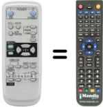 Replacement remote control Mitsubishi MIT001