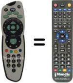 Replacement remote control Pace SKYPLUS2