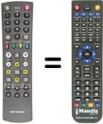 Replacement remote control Kathrein UFS732SW