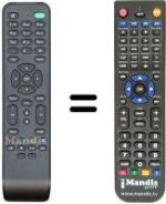 Replacement remote control NUMERICABLE DC152 [PHILIPS]