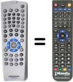 Replacement remote control TELE PILOT 87D