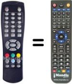Replacement remote control Adb I-CAN100T