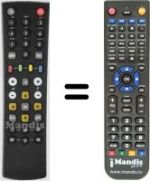 Replacement remote control Kathrein UFT591SI