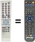 Replacement remote control DIGIQUEST MHP 3008