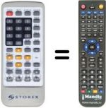 Replacement remote control STOREX MPIX351