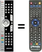 Replacement remote control Medion MD26001