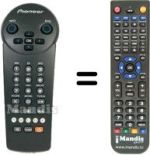 Mando a distancia equivalente RC8250