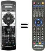 Replacement remote control Telesystem TS7510-HD