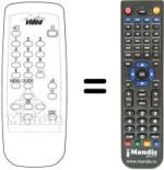 Replacement remote control ITALTEL SMB1900