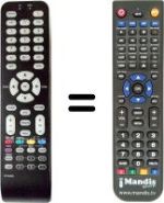 Replacement remote control Thomson 26HE8022