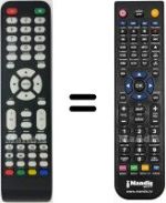 Replacement remote control Inexive LE-5519