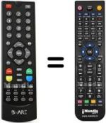 Replacement remote control BWARE JB007
