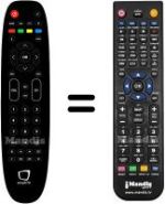 Replacement remote control simpliTV SimpliTv001