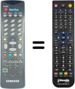 Mando a distancia equivalente Samsung 14 C3F3