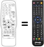 Replacement remote control 07660BM320