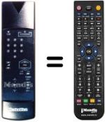 Mando a distancia equivalente 100 TS 008