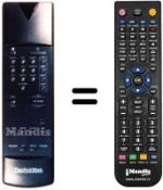 Mando a distancia equivalente 100 TS 009