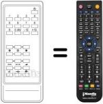 Mando a distancia equivalente LG CLT 2172