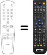 Mando a distancia equivalente 105-209C