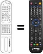 Mando a distancia equivalente 105-224V
