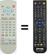Mando a distancia equivalente 1AV0U10B17600
