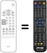 Mando a distancia equivalente Dual ETV-70550