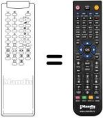 Mando a distancia equivalente 3F14-00022-080