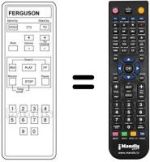 Replacement remote control 3 V 65