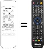 Replacement remote control Aristona 42 FD 9932