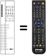 Replacement remote control IMC 7